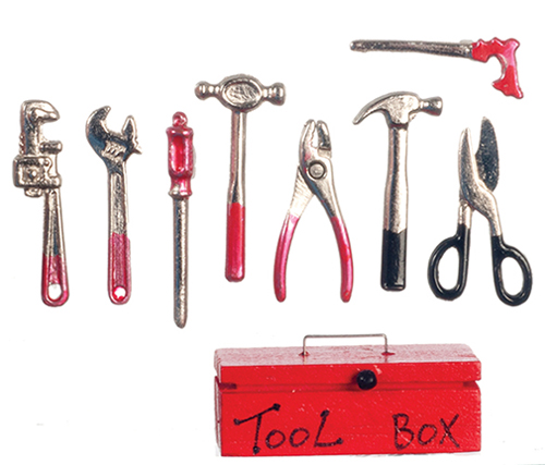 Toolbox with Tools/Set/9